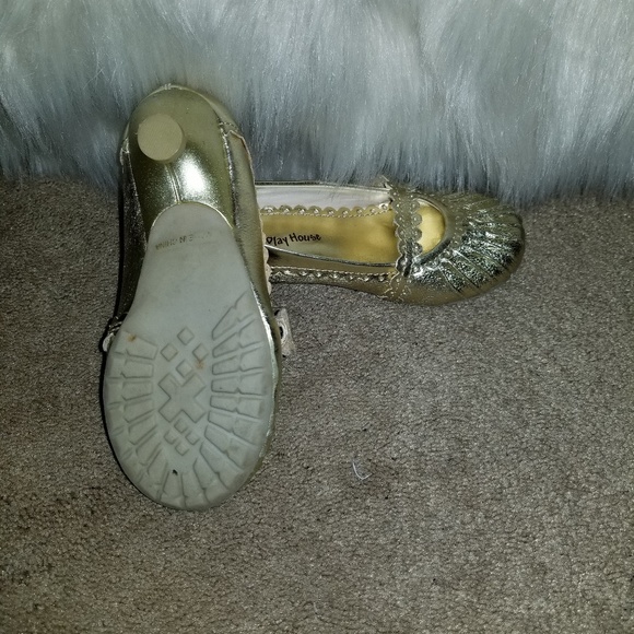 Play House Gold Foil Leather Shoes - Picture 4 of 4